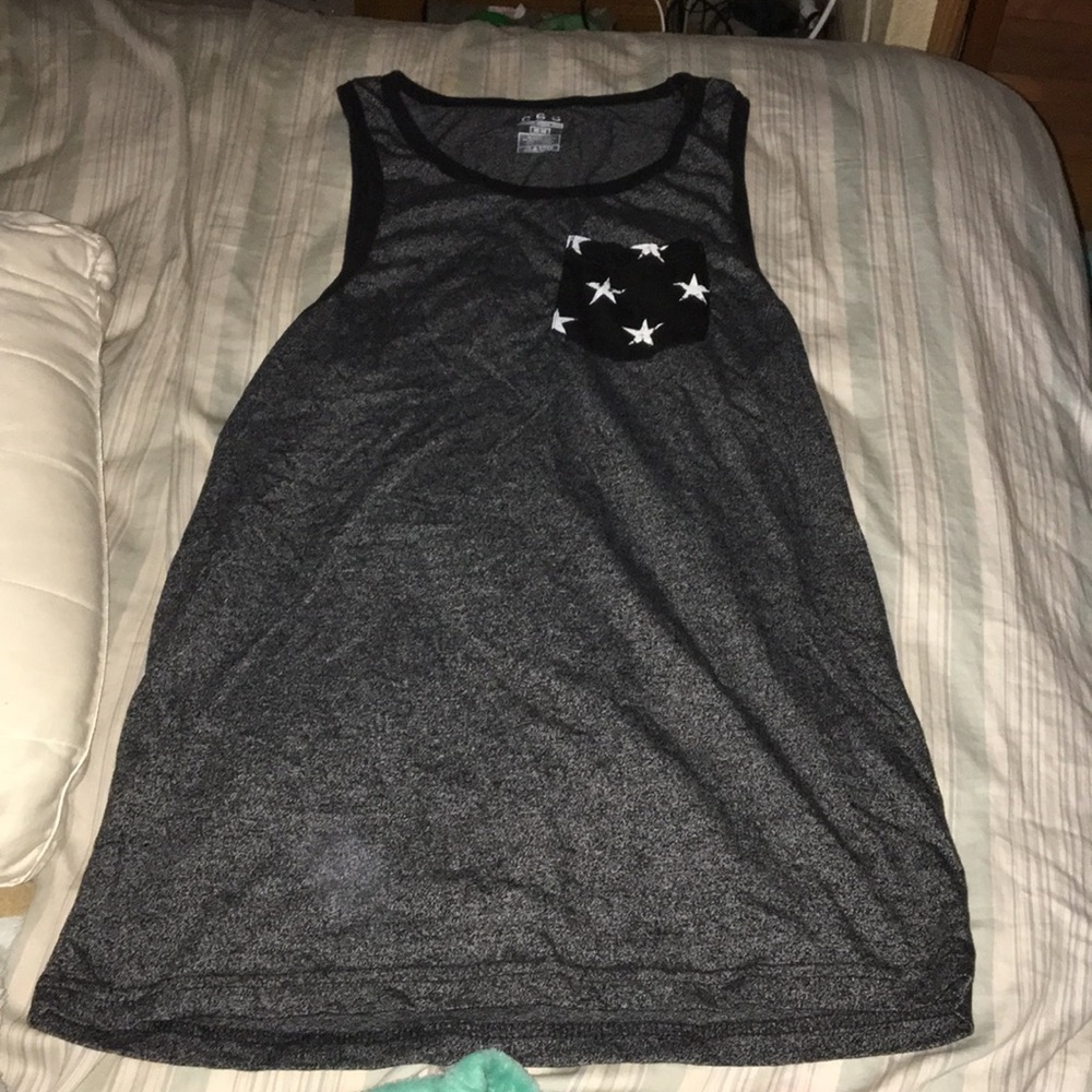 gray tank top from champs.